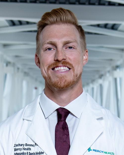 Zachary B Boone, PA-C | Non-Operative Orthopedics | Mercy Health - Perrysburg Orthopedics & Sports Medicine